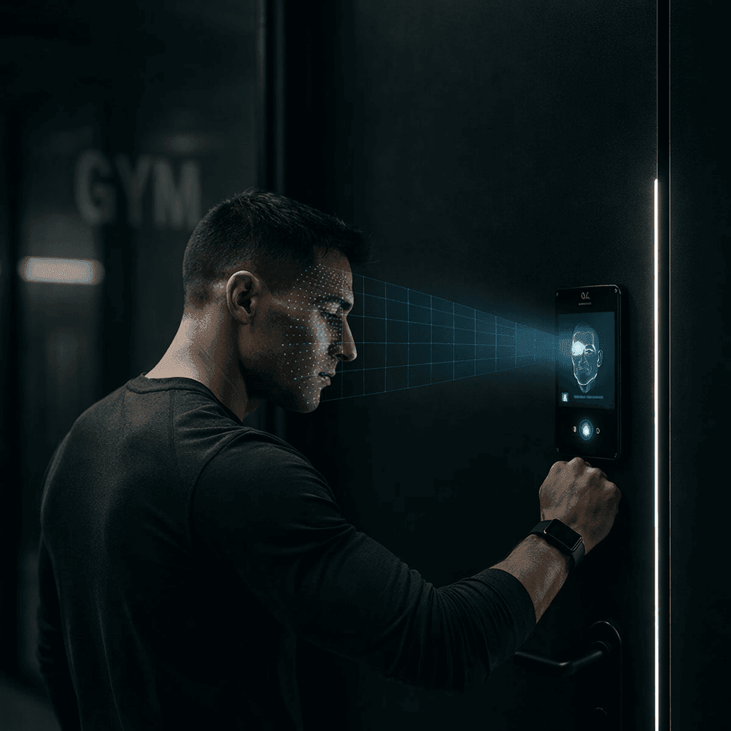 Iron Forge Gym Biometric Entrance
